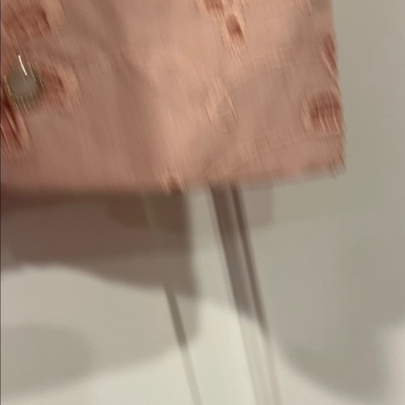 Free People Pink Floral Eyelet Blouse medium - Picture 4 of 7